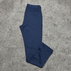 Rhone Commuter Classic Stretch‎ Chino Pants Mens 34x34 Navy Athleisure Workout